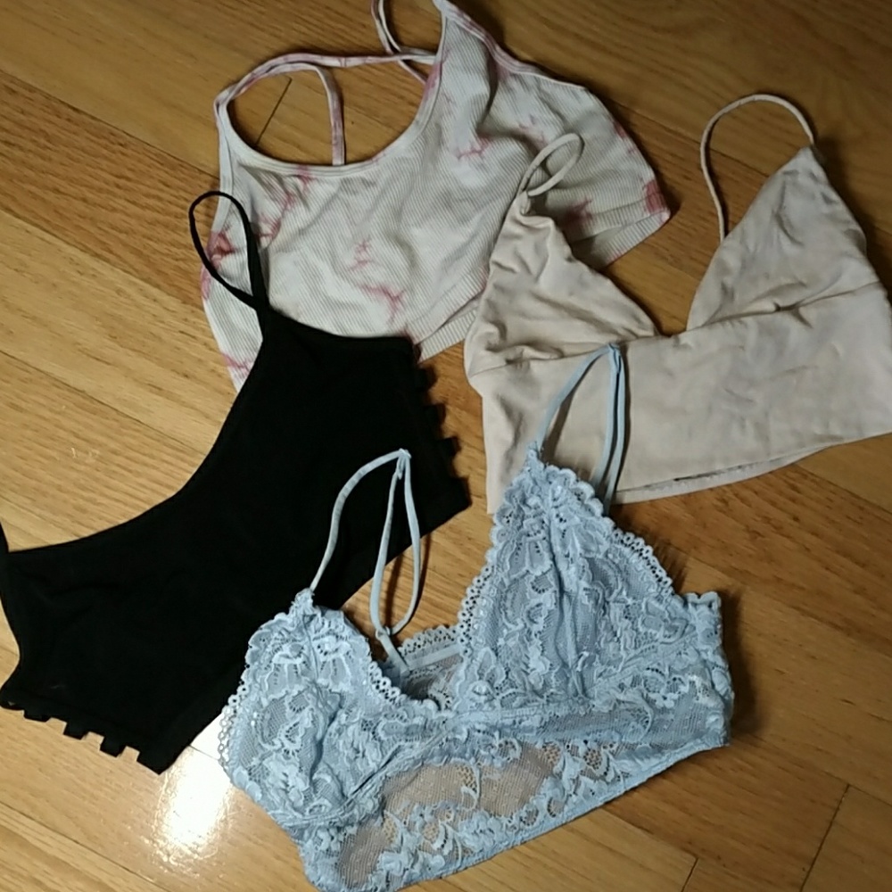 Bundle of me to we bralettes